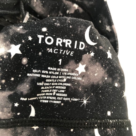 Torrid celestial strappy back sports bra 1x like new stars moon - Picture 3 of 4